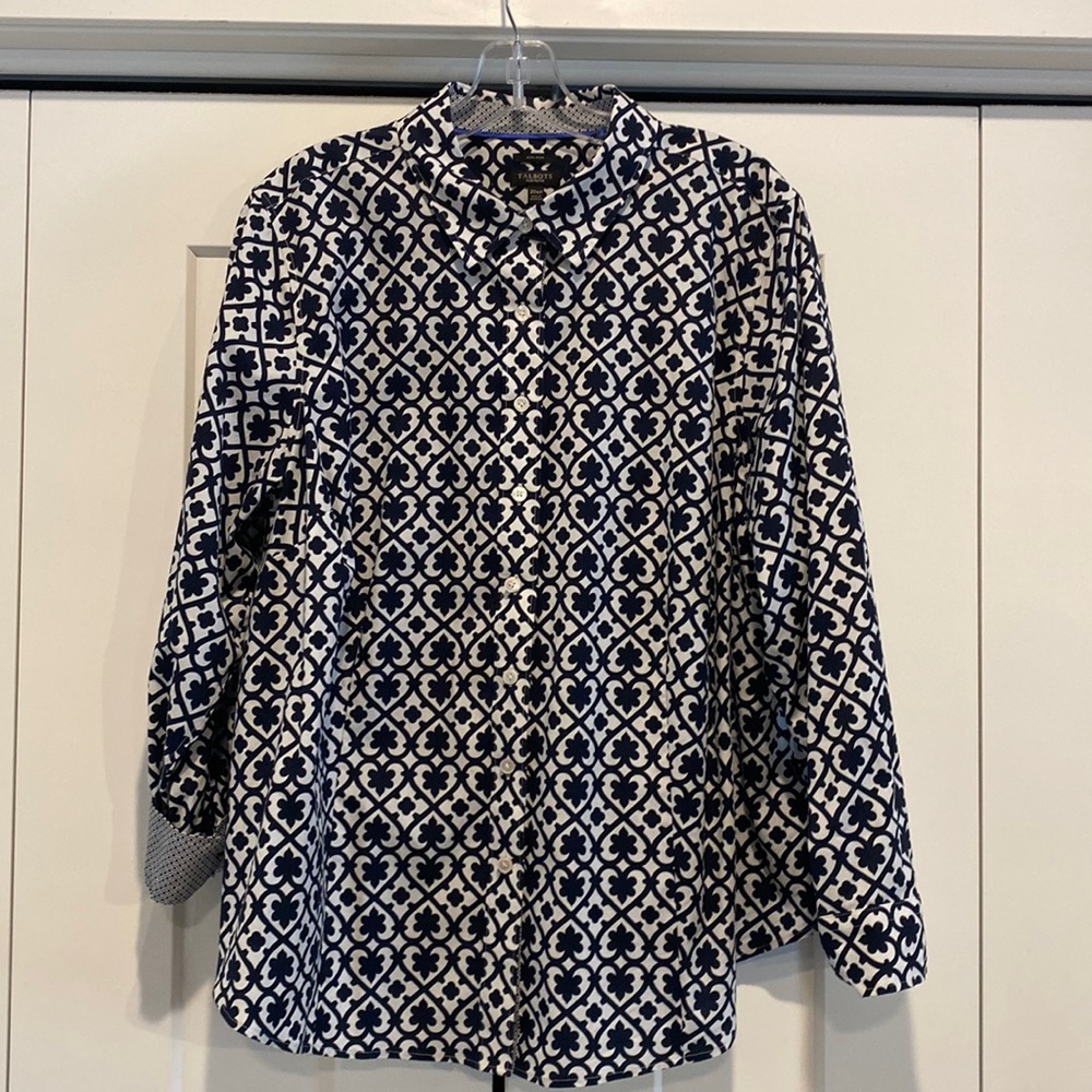 Talbots blouse - non iron